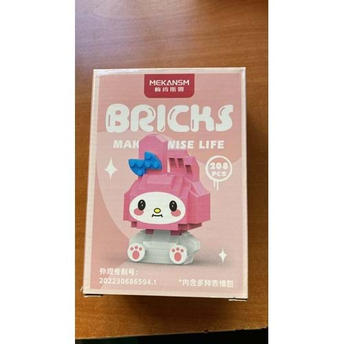 KİWİ | MEKANS PEMBE TAVŞAN 208 PRÇ. LEGO