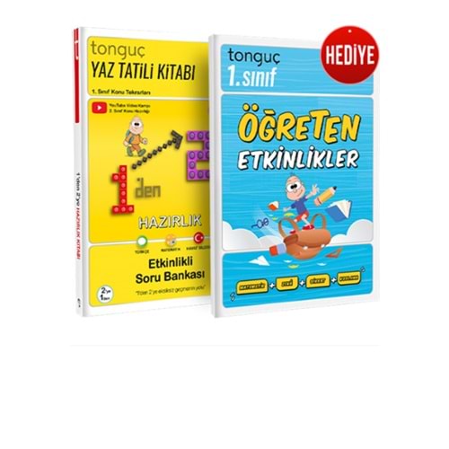TONGUÇ | 1'DEN 2'YE HAZIRLIK SETİ YAZ TATİL KİTABI - 2025
