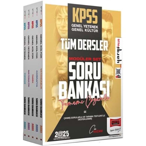 YARGI | KPSS GK-GY TAM.ÇÖZ MODÜLER SORU BANKASI SET -2025