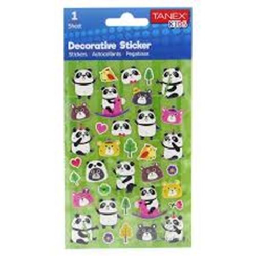 TANEX | TNX-25033 PUFFY PANDA SERİSİ