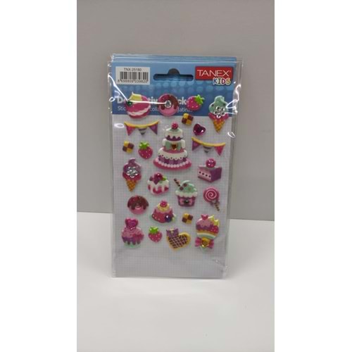 TANEX | TNX-25180 PUFFY RENKLİ PASTA SERİSİ