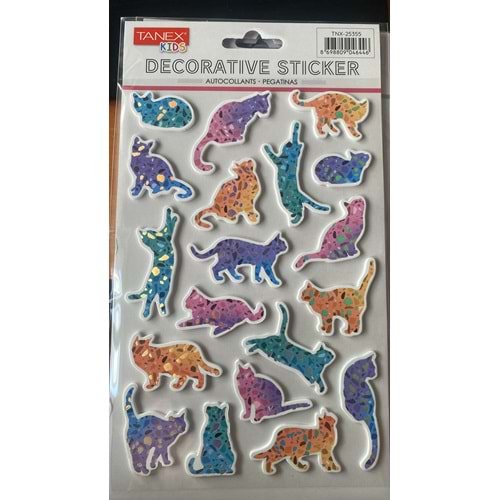 TANEX | TNX-25355 PUFFY KEDİ SERİSİ