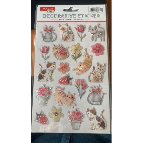 TANEX | TNX-25353 PUFFY SEVİMLİ KEDİ SERİSİ