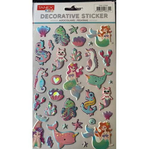 TANEX | TNX-27165 PUFFY DENİZ KIZI VE ARKADAŞLARI SERİSİ