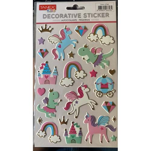 TANEX | TNX-27161 PUFFY UNICORN KRALLIK SERİSİ