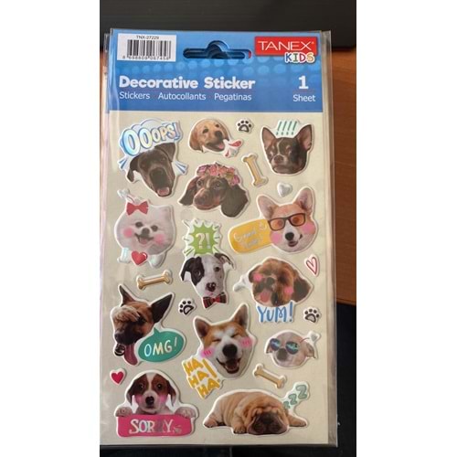 TANEX | TNX-27229 PUFFY İNSTAGRAM KÖPEKLERİ SERİSİ