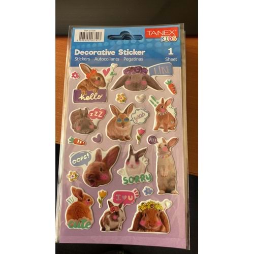 TANEX | TNX-27226 PUFFY İNSTAGRAM TAVŞANLARI SERİSİ