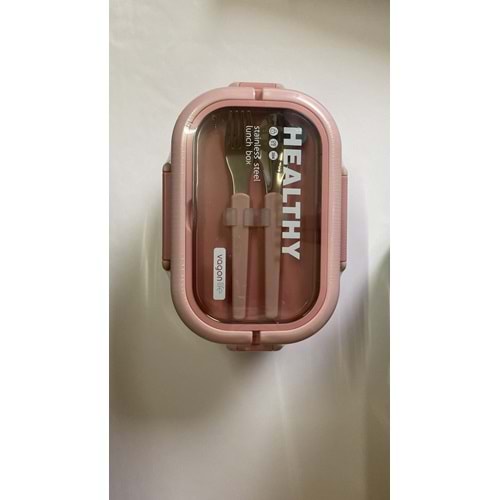 VAGONLIFE | 1330 ml. PASLANMAZ ÇELİK LUNCHBOX VGN6715 - PEMBE