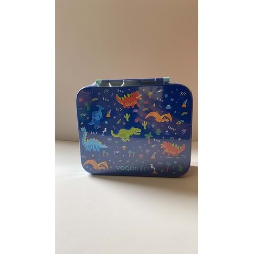 VAGONLIFE | 1000 ml. PASLANMAZ ÇELİK LUNCHBOX VGN092 - MAVİ