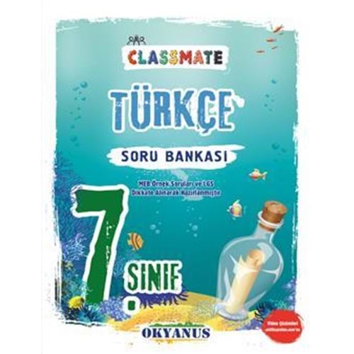 OKYANUS | 7. SINIF CLASSMATE TÜRKÇE SORU BANKASI- 2022