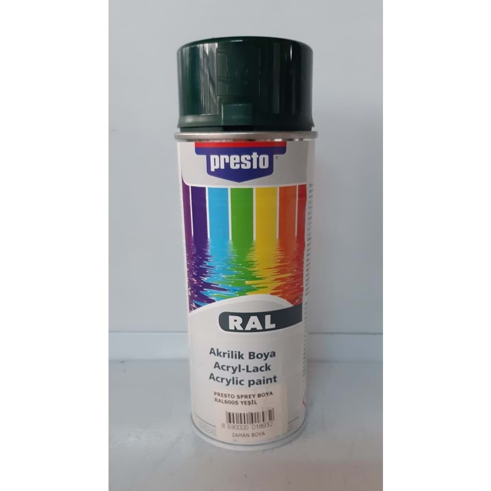 PRESTO SPREY BOYA RAL6005 YEŞİL