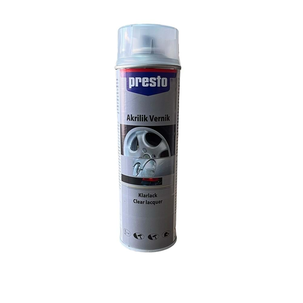 PRESTO PARLAK VERNİK TRANSPARAN 500ML