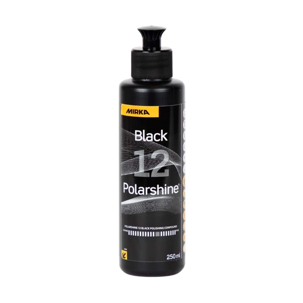 MIRKA POLARSHINE 12 BLACK POLISHING COMPOUND 250ML