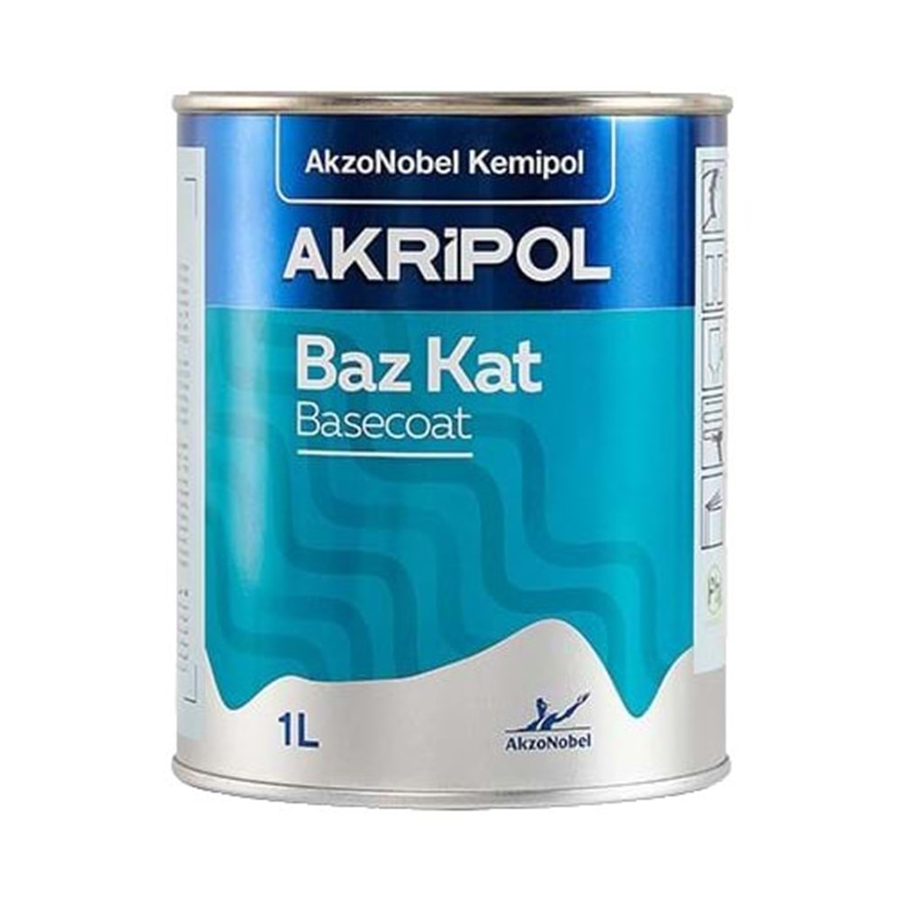 AKZONOBEL KEMİPOL BAZKAT BOYA OPEL 40R/GAZ OLİMPİK BEYAZ 1LT