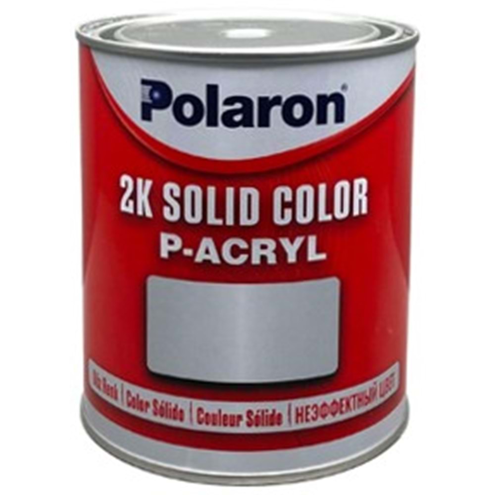 POLARON P-Acryl 2K Akrilik Düz Renk VOLKSWAGEN LA7A ASCOT GREY 1LT