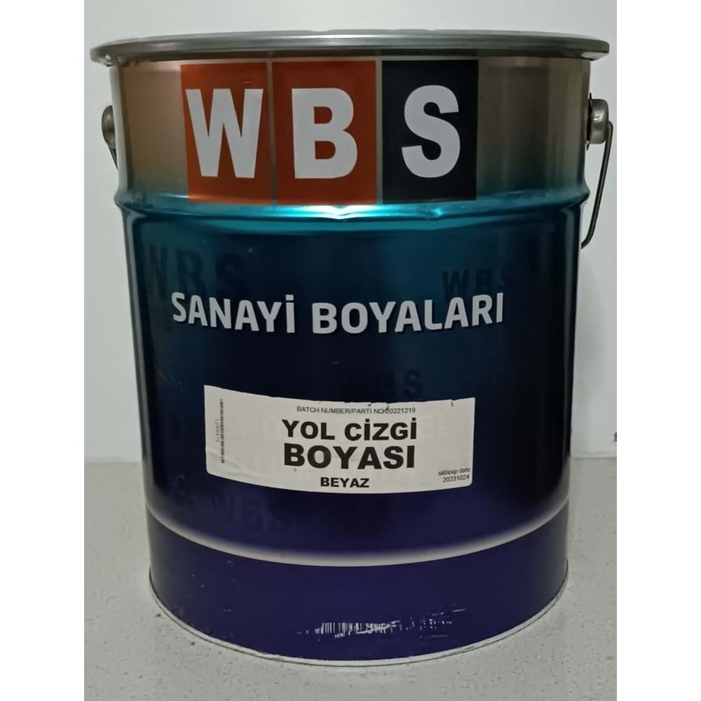 WBS YOL ÇİZGİ BOYASI BEYAZ 20KG