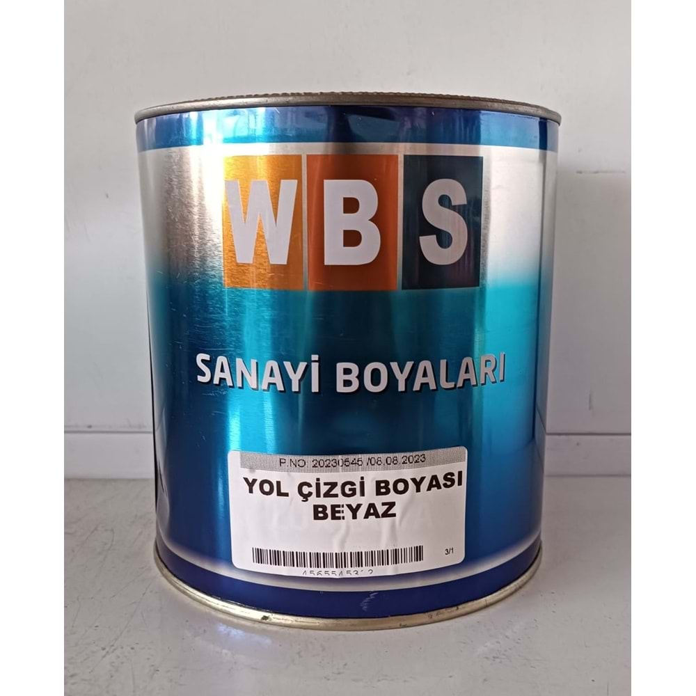 WBS YOL ÇİZGİ BOYASI BEYAZ 3/1