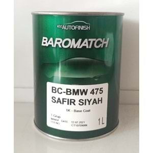 KCC BAZKAT BOYA BMW 475 SAFİR SİYAH 1LT