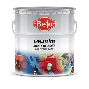 BETA ENDÜSTRİYEL BOYA PARLAK BEYAZ 15KG