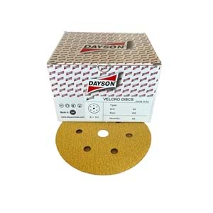 DAYSON DAİRE ZIMPARA 150mm 7 Delik (P280)