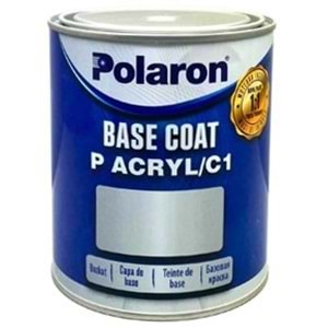 POLARON P-Acryl/C1 Bazkat Boya TOYOTA 1C0 GÜMÜŞ GRİ 1LT