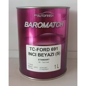 KCC AKRİLİK BOYA FORD 691 (S) İNCİ BEYAZI