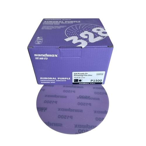 SANDWOX 328 Purple ZIR FINISHING FILM DISK P1500