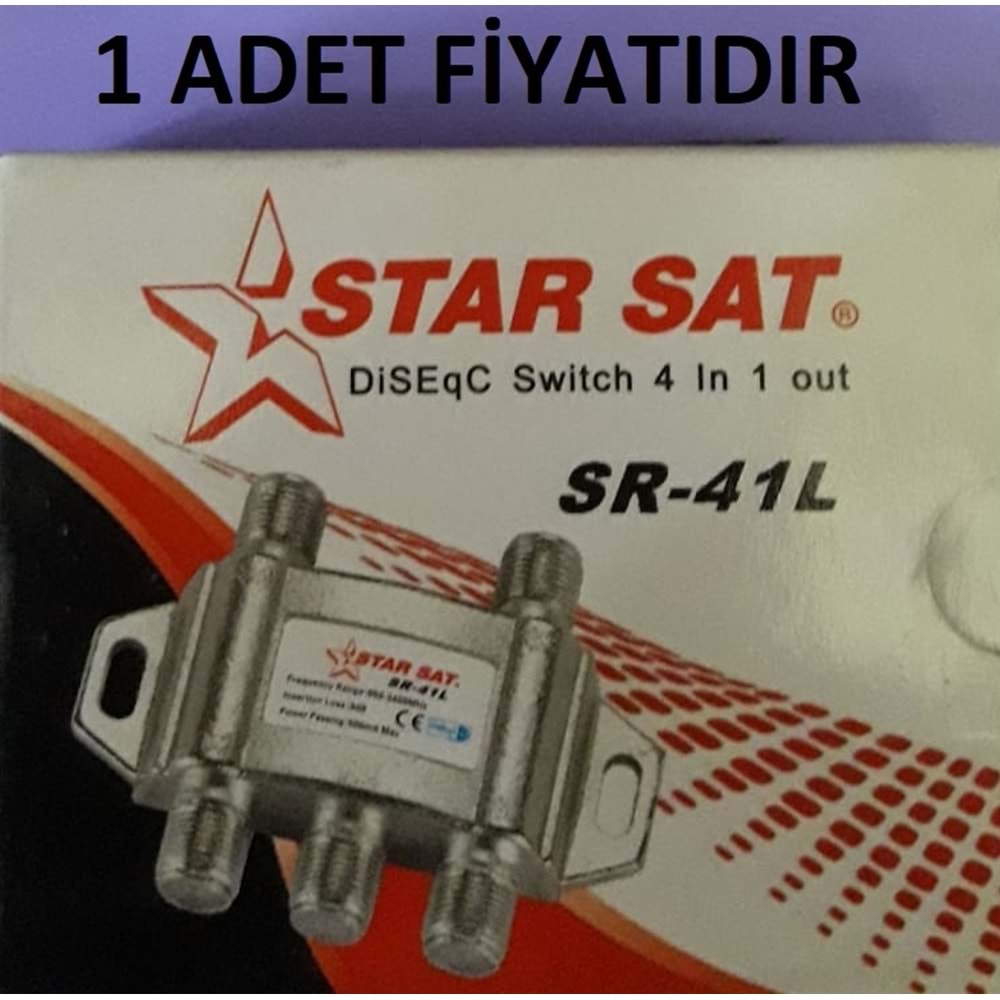 TEKNOMAX & STAR SAT DİSEqC 4 LÜ ( 1 ADET FİYATIDIR )
