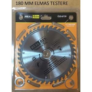 180mmx40 T Elmas Testere (REAL OZS)