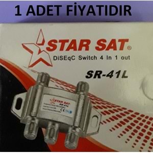 TEKNOMAX & STAR SAT DİSEqC 4 LÜ ( 1 ADET FİYATIDIR )